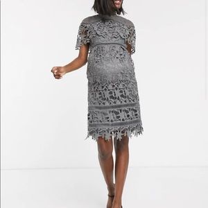 ASOS Gray Size 6 Formal Maternity Dress
